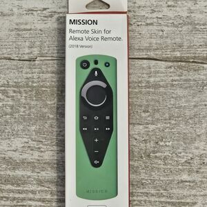 MISSION Green Remote Skin for Alexa Voice Remote (2018)